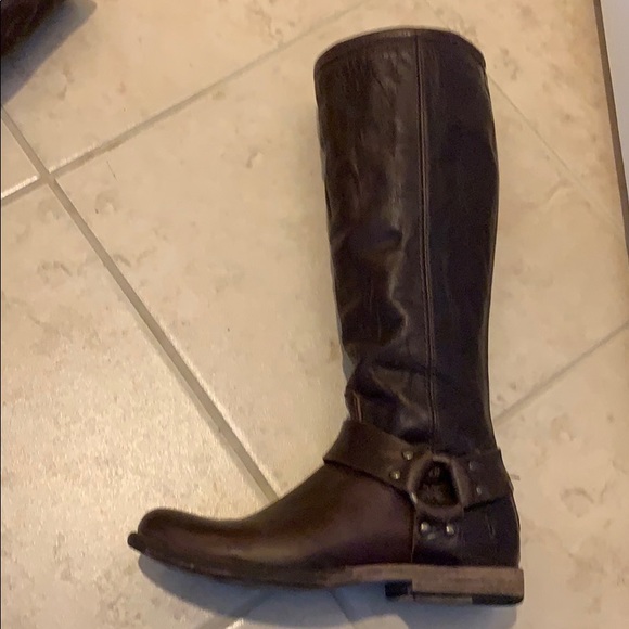 Frye Phillip Harness Tall Boots - Picture 3 of 9